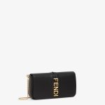 FENDI Fendigraphy Wallet On Chain Black leather wallet - Image 5